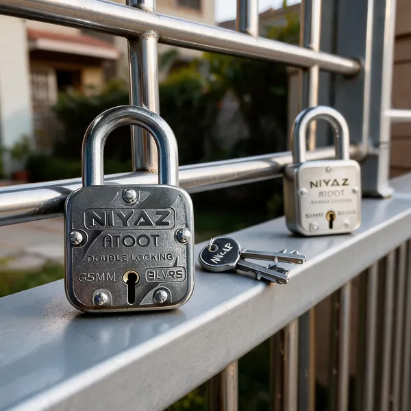 Nivaz_Atoot_Silver_Iron_65Mm_Double_Locking_Padlock_Pack_Of_2