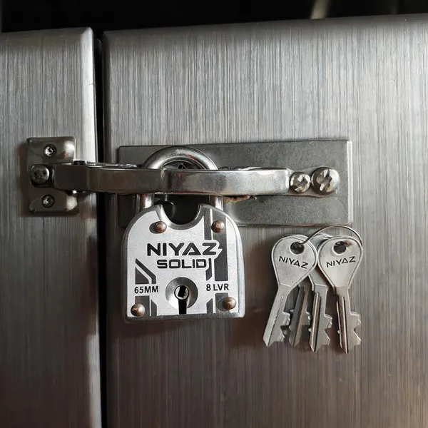 Nivaz_Solid_Silver_Iron_65Mm_Padlock_With_Keys_Pack_Of_3