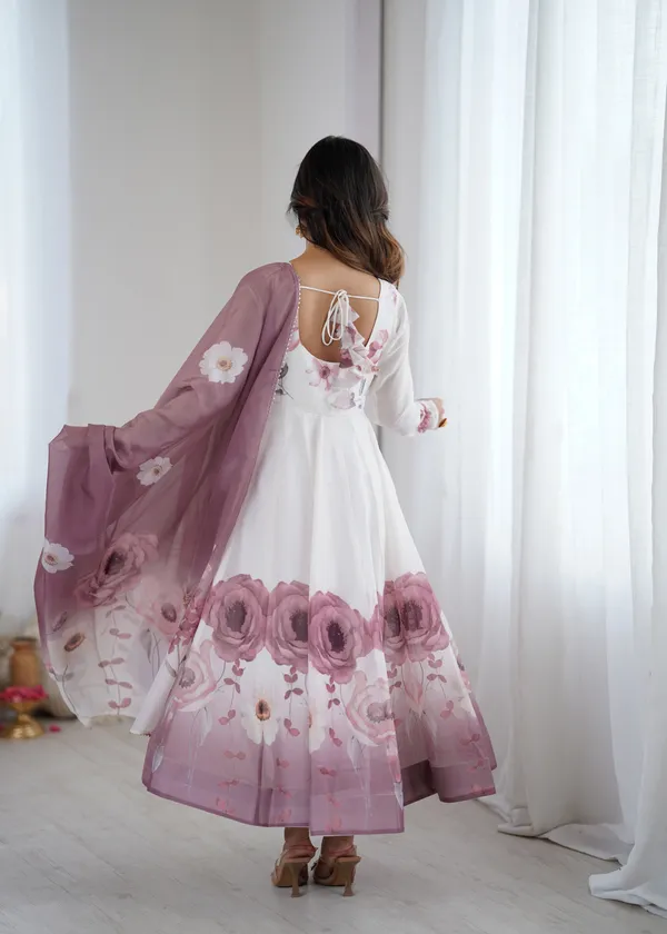 Organza_Floral_Print_Anarkali_Set_Pink