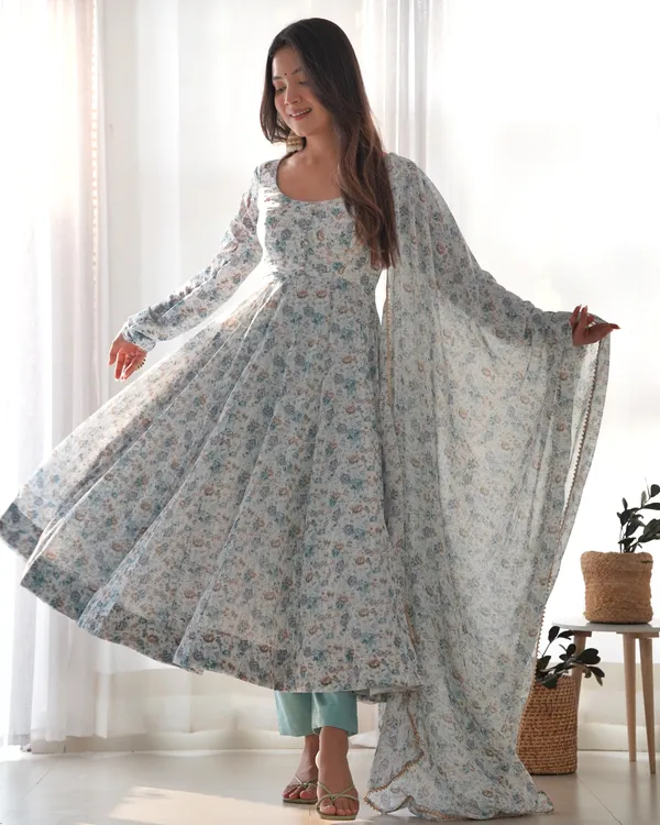 Floral_Chiffon_Anarkali_Suit_Set_With_Dupatta_Pant_Festive_Wear_Sky_Blue