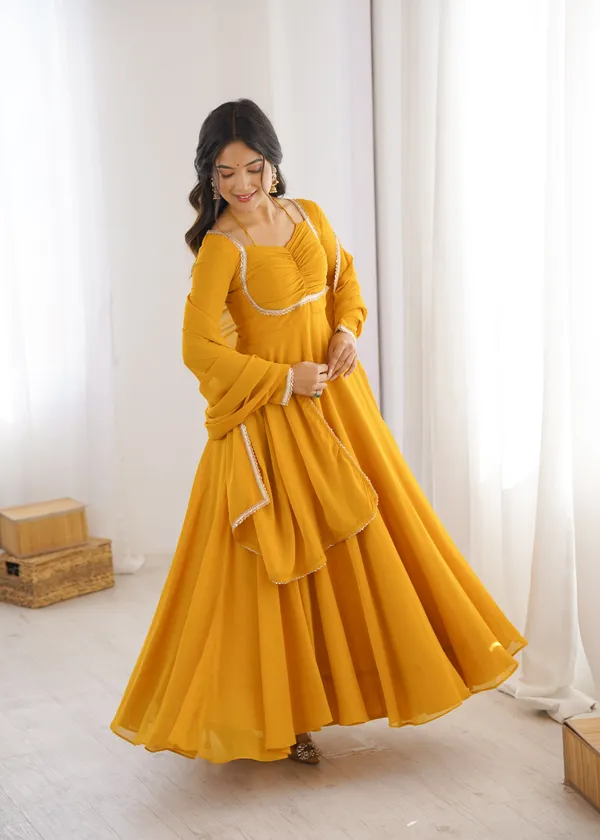 Women_Mustard_Yellow_Solid_Georgette_Anarkali_Kurta_With_Dupatta_Yellow