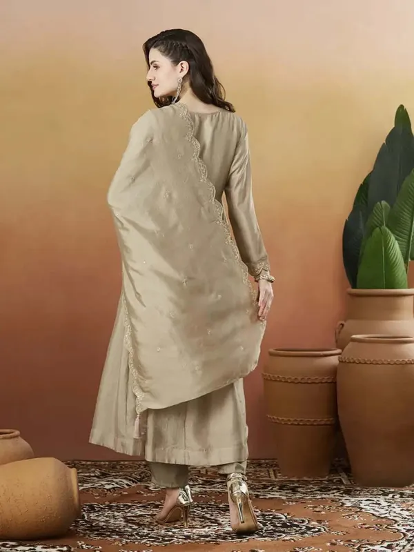 Silk_Embroidered_Anarkali_Kurta_Pant_Dupatta_Set_Cream