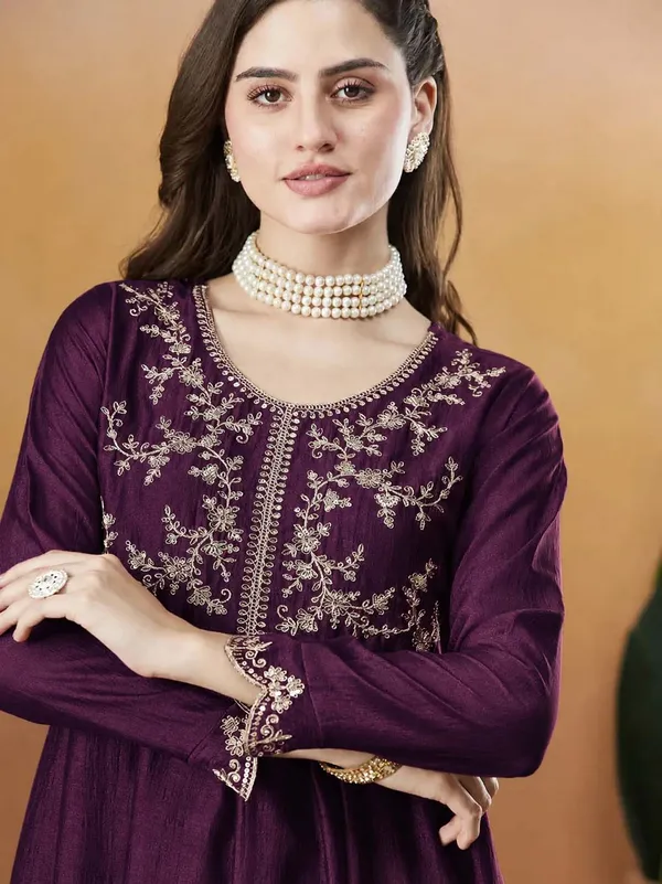 Silk_Embroidered_Anarkali_Kurta_Pant_Dupatta_Set