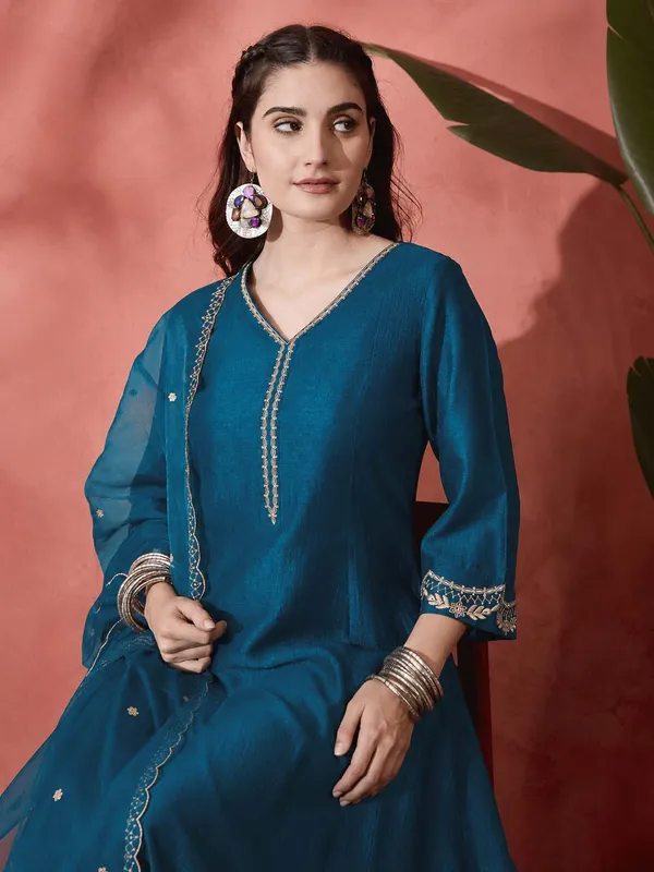 Elegant_Zari_Embroidered_Silk_Blend_Anarkali_Set_Morepich