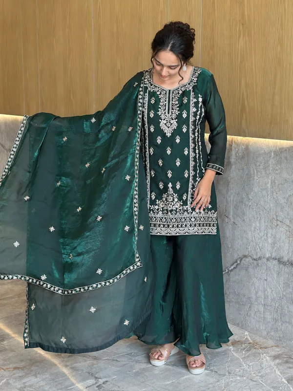 Women_S_Emerald_Green_Embroidered_Silk_Kurta_Palazzo_Dupatta_Set_Rama