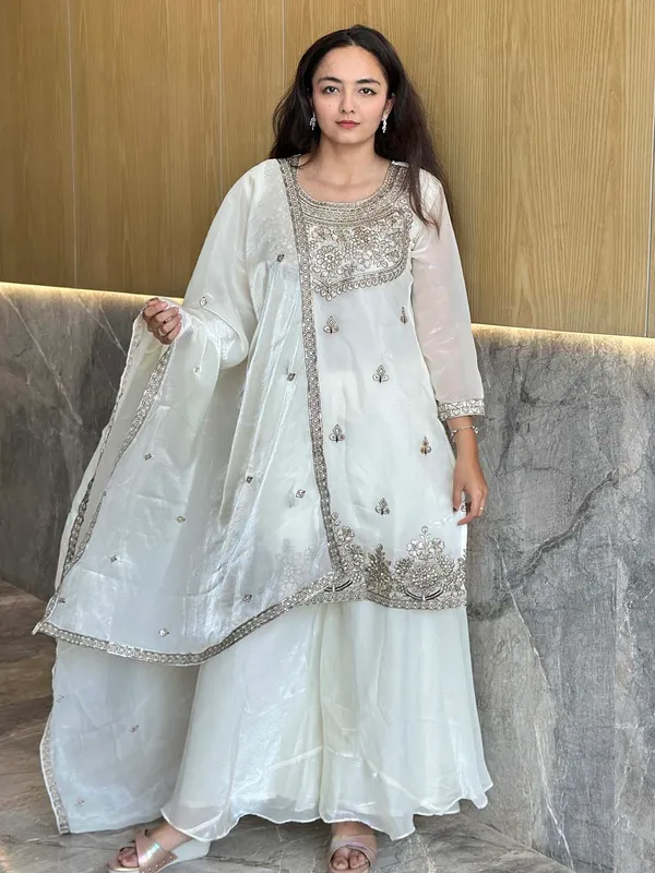 Premium_Satin_Ethnic_Suit_With_Embroidered_Dupatta_Off_White