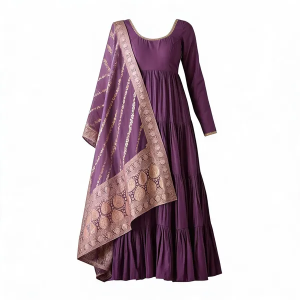Lavender_Roman_Chanderi_Fully_Flared_Anarkali_Suit_Set_For_Women