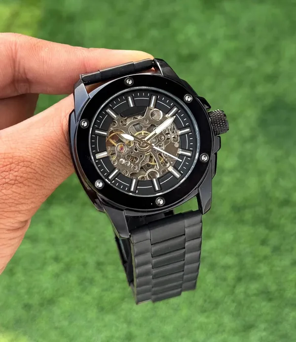 Black_Stainless_Steel_Skeleton_Analog_Watch_For_Men