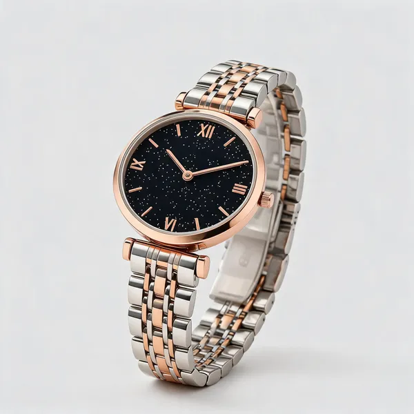 Gold_Silver_Stainless_Steel_Two_Tone_Black_Dial_Analog_Watch_For_Women