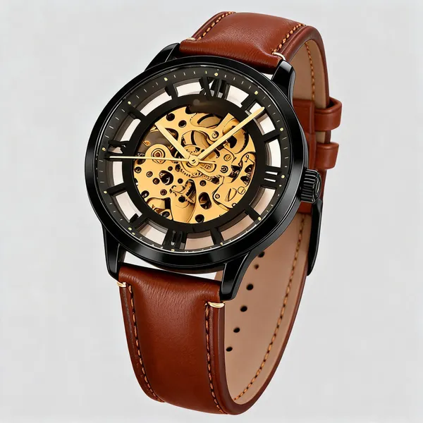 Brown_Leather_Skeleton_Analog_Watch_For_Men