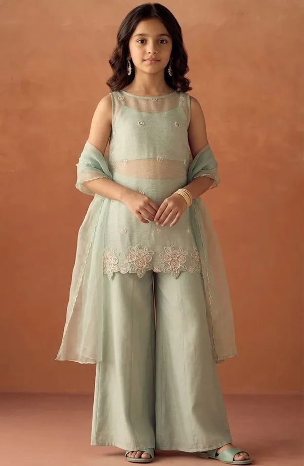 Girls_Ethnic_pista_Embroidered_4_piss_plaza_Set_with_Dupatta_|_Kids_Festive_Wear_Palazzo_Suit_|_Heavy_bids_embrodery__Work_Party_Outfit_(9–15_Years)