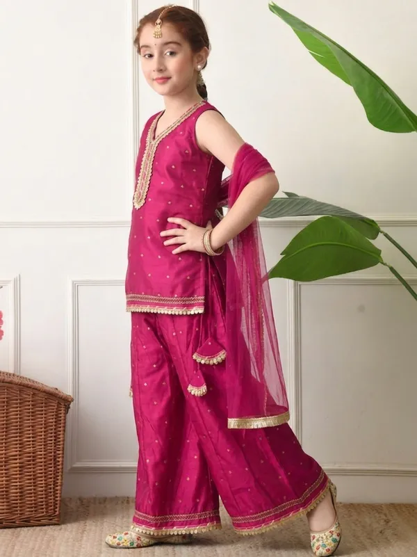 Girl's_RANI_Ethnic_Sharara_Set_With_Dupatta