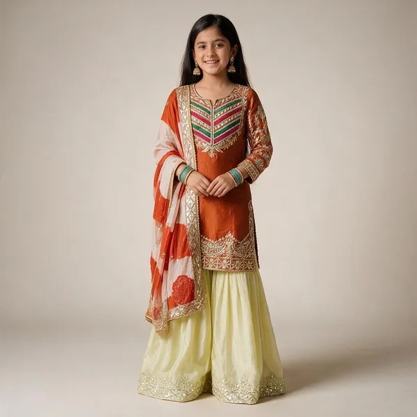Kids_Wear_Attarctive_Embrodered_3_Pis_Kurta_And_Sarara_With_Duptta_Set
_Pack_Of_3