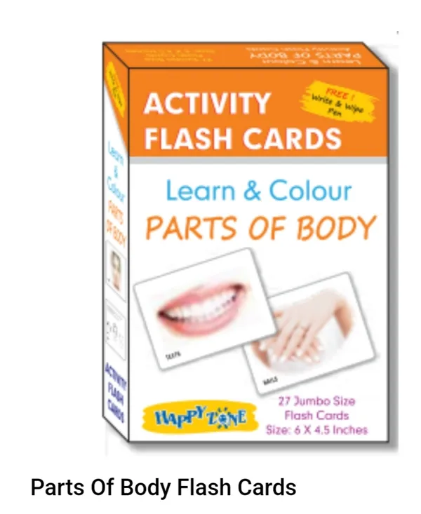 Parts_Of_Body_Flash_Cards