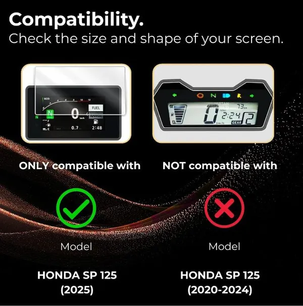 MotoBlink_Premium_9H_Tempered_Screen_Guard_for_Honda_SP125_&_Activa_6G_Bike_Display_Screen_Guard_(Honda)