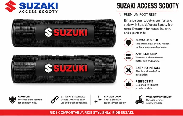 GKT_SG-202_Handle_Bar_Grip_For_Suzuki_Access_125_(Pack_of_1)