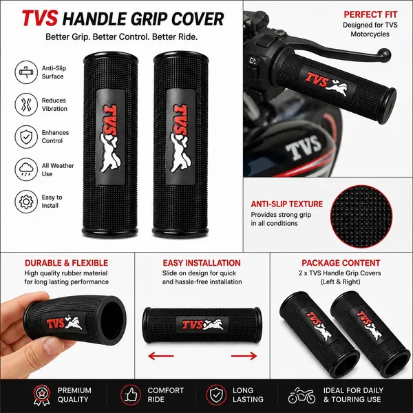 MotoBlink_Premium_Anti-Slip_Bike_Handle_Grip_for_TVS_Motorcycles_Handle_Bar_Grip_For_TVS_Apache,_Radeon_(Pack_of_2)
