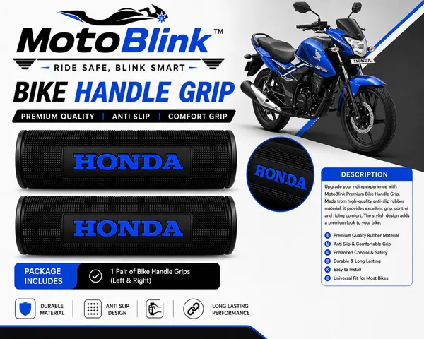 MotoBlink_Comfort_Grip_for_Honda_Bikes_Handle_Bar_Grip_For_Honda_SP125,_Shine,_CB_Shine_(Pack_of_2)