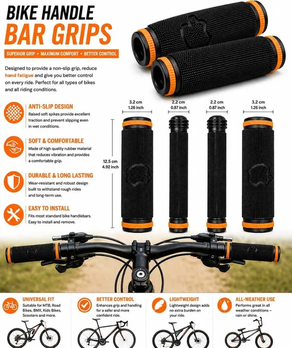 MotoBlink_Universal_Anti-Slip_Bike_Handle_Grip_Handle_Bar_Grip_For_Universal_For_Bike_Universal_For_Bike_(Pack_of_4)
