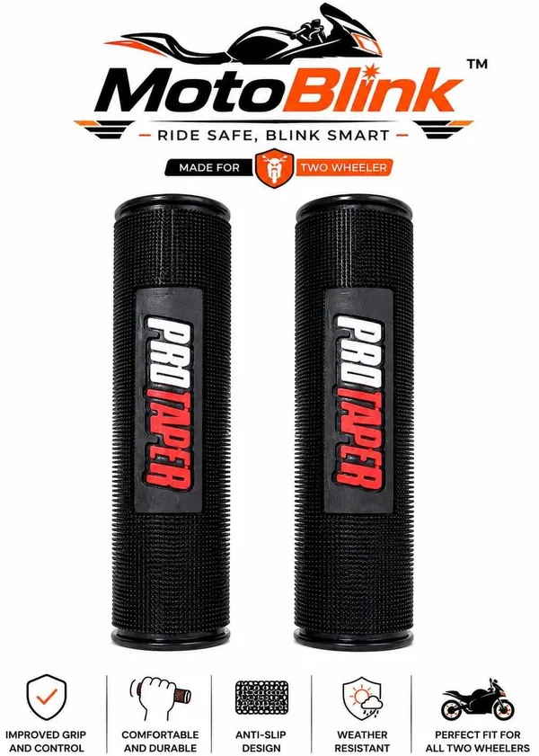 MotoBlink_Pro_Taper_Anti-Slip_Rubber_Bike_Handle_Grip_fo_Bike_(Pack_of_2)_Handle_Bar_Grip_For_Universal_For_Bike_Universal_For_Bike_(Pack_of_2)