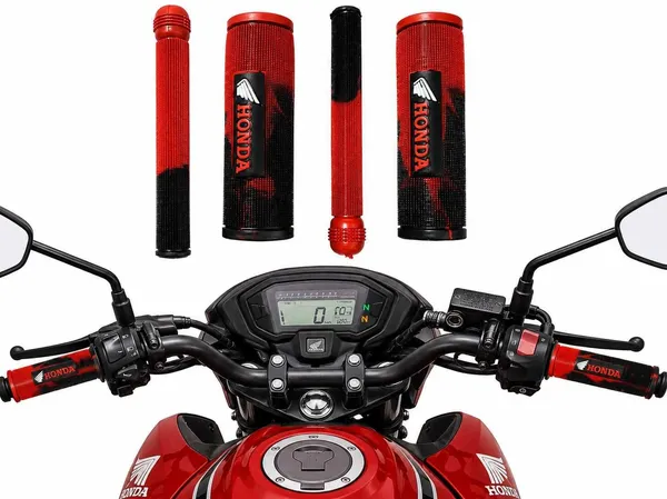 GKT_Honda_Premium_Dual_Color_Handle_Grip_Handle_Bar_Grip_For_Honda_SP125,_CB_Shine,_Shine_(Pack_of_4)
