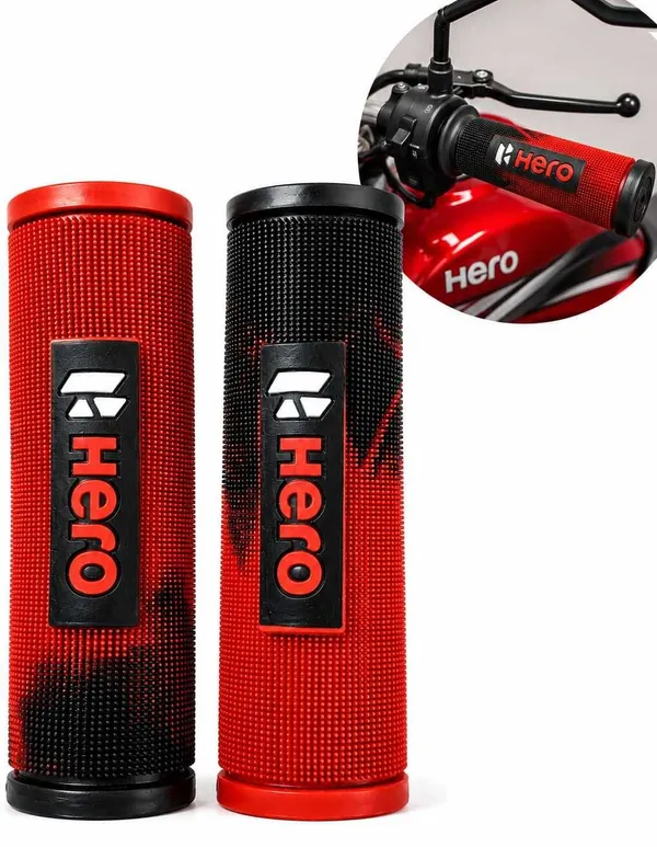 GKT_Hero_Premium_Anti-Slip_Motorcycle_Handle_Grip_Handle_Bar_Grip_For_Hero_Splendor,_Splendor_Pro,_Passion_(Pack_of_2)
