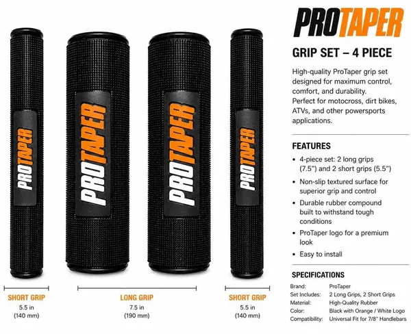 MotoBlink_ProTaper_Premium_Quality_Handle_Bar_Grip_For_Universal_For_Bike_NA_(Pack_of_4)