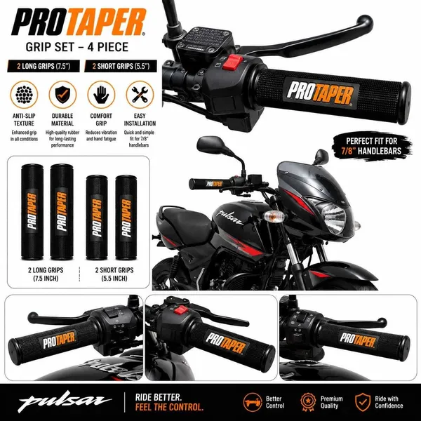 MotoBlink_ProTaper_Premium_Quality_Handle_Bar_Grip_For_Universal_For_Bike_NA_(Pack_of_4)