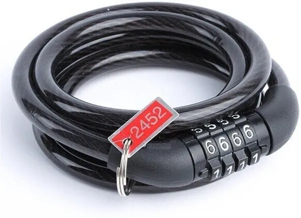 GKT_SecureGuard_4-Digit_Combination_Cable_Lock_for_Helmat_(_Bicycle_&_BIke_)_MB-SECURE-120_Cable_Lock_(Black)