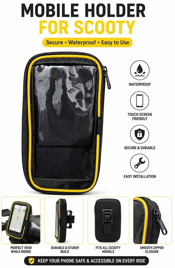 MotoBlink_Activa_Scooty_Series_Waterproof_Mobile_Holder_Pouch_with_Strap_Bike_Mobile_Holder_(Multicolor)