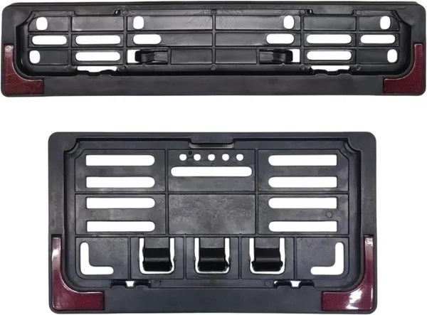 KONAYA_Bike_HSRP_|_IND_Number_Plate_Radium_Reflector_Frame_|_Cover_(Black)_Bike_Number_Plate_(Plastic_31_cm_x_22_cm)
