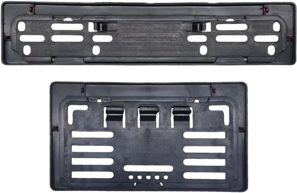 KONAYA_Bike_HSRP_|_IND_Number_Plate_Radium_Reflector_Frame_|_Cover_(Black)_Bike_Number_Plate_(Plastic_31_cm_x_22_cm)