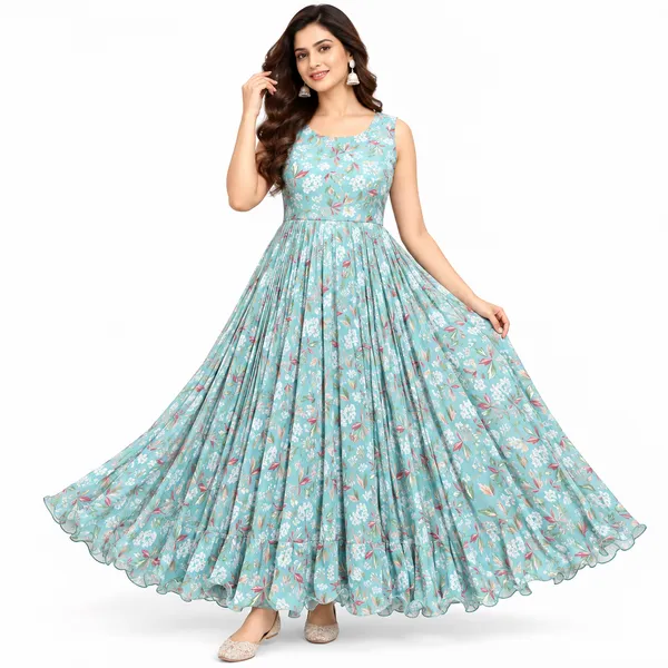 Long_Party_Gown_1_Piece_Chiffon_Silk_With_Printed_Work