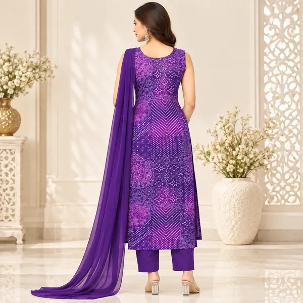 Traditional_Long_Suit_3_Piece_Banarsi_Silk_With_Zari_Work