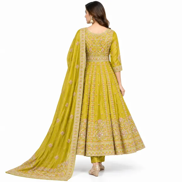 Anarkali_Suit_3_Piece_Tissue_Silk_With_Zari_Work