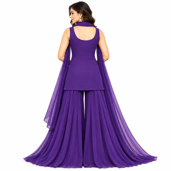 Indo_Dress_3_Piece_Chiffon_Silk_With_Moti_Work