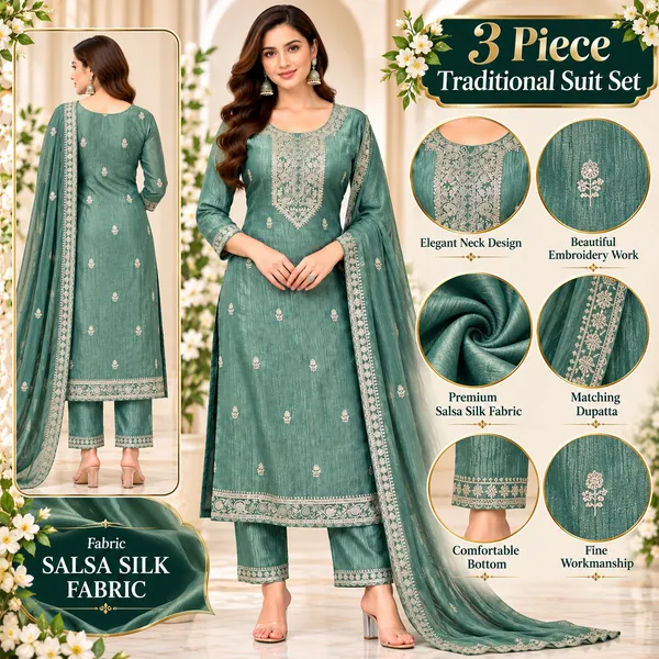 Traditional_Long_Suit_3_Piece_Salsa_Silk_With_Thread_Work