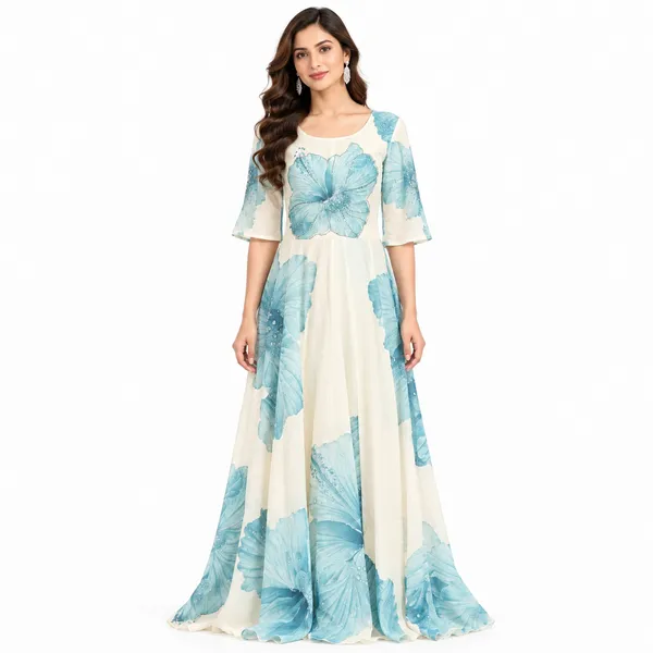 Long_Party_Gown_1_Piece_Tissue_Silk_With_Stone_Work