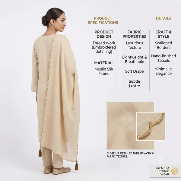 Casual_Suit_3_Piece_Viscose_Silk_With_Thread_Work