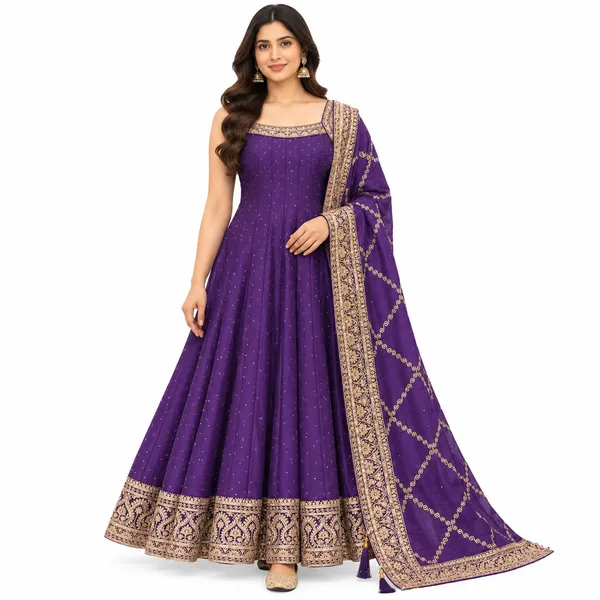 Anarkali_Suit_3_Piece_Shine_Silk_With_Embroidery