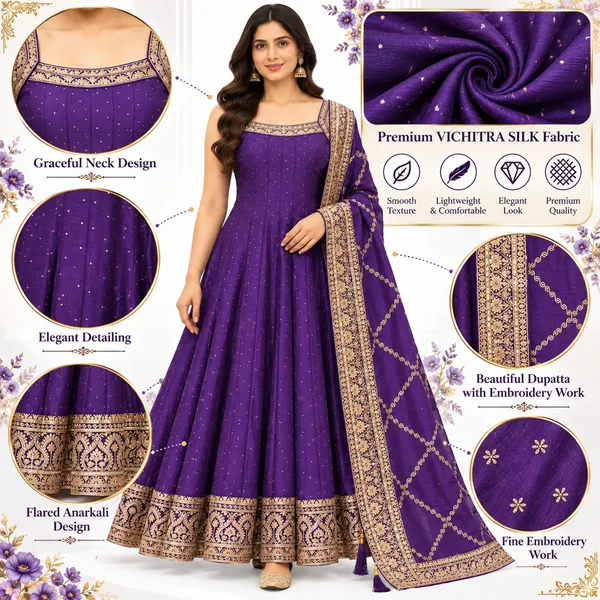 Anarkali_Suit_3_Piece_Shine_Silk_With_Embroidery