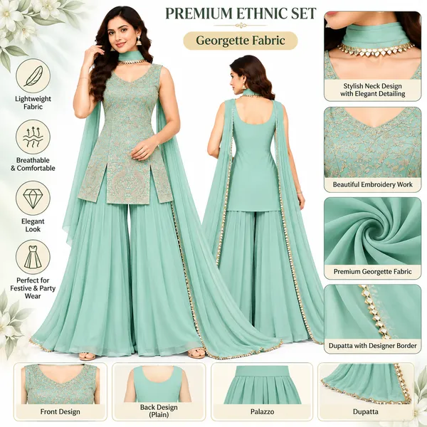 Indo_Dress_3_Piece_Georgette_With_Thread_Work
