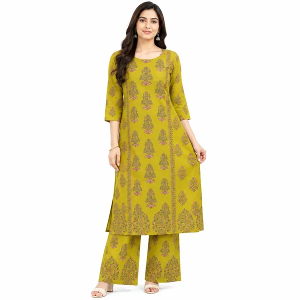 Long_Co-Ord_Set_2_Piece_Viscose_Cotton_With_Printed_Work