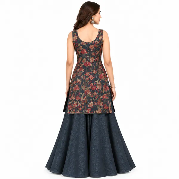 Indo_Dress_3_Piece_Georgette_With_Thread_Work