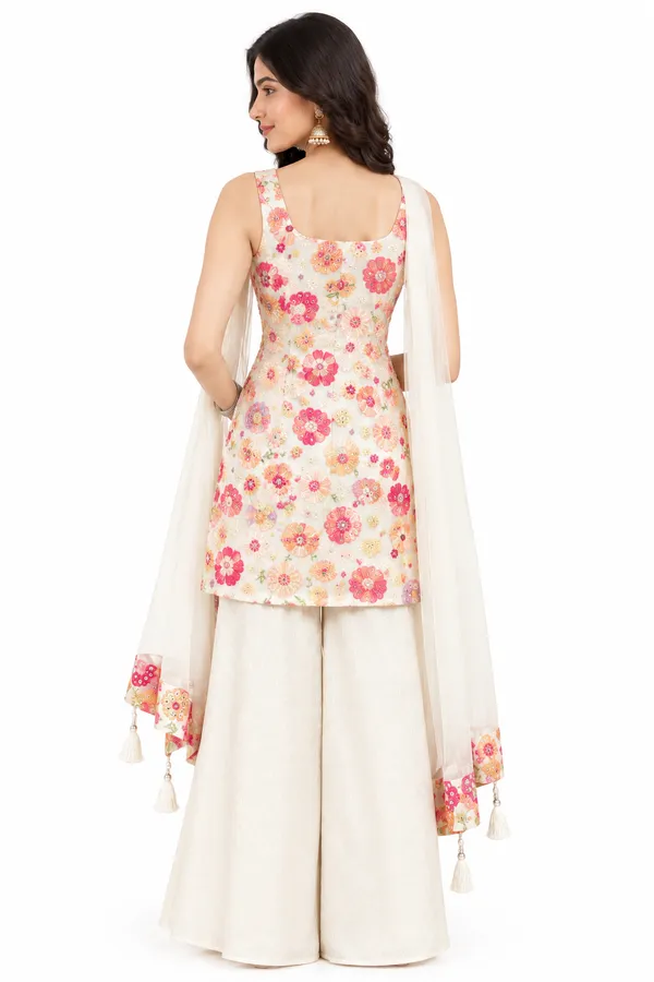 Indo_Dress_3_Piece_Chiffon_Silk_With_Thread_Work