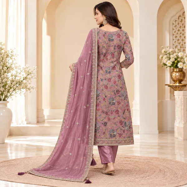 Traditional_Long_Suit_3_Piece_Organza_Silk_With_Thread_Work
