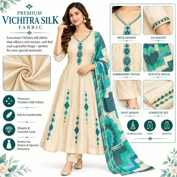 Anarkali_Suit_3_Piece_Vichitra_Silk_With_Stone_Work