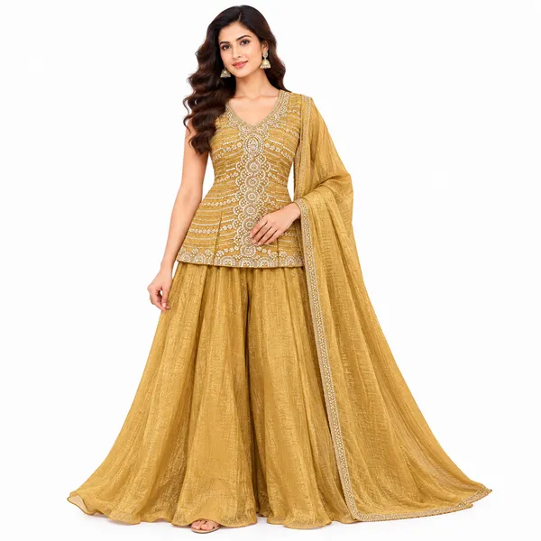 Indo_Dress_3_Piece_Salsa_Silk_With_Stone_Work