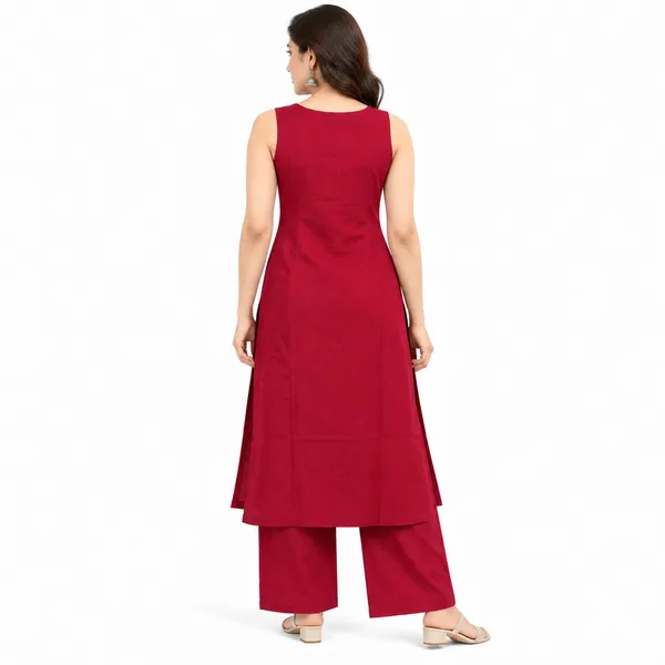 Long_Co-Ord_Set_2_Piece_Cotton_Viscose_With_Thread_Work
