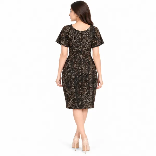 Party_Knee_Short_Dress_1_Piece_Synthetic_Silk_With_Rubber_Print